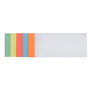 Franken Moderationskarten UMZ102099, 20,5x9,5cm, rechteckig, 130g, farbig sortiert  4016946055826 Franken 500 Stück