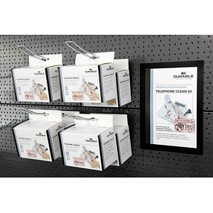 4005546406923 - DURABLE DURAFRAME® MAGNETIC A5 Info-Rahmen Informationsrahmen für Dokumente und Aushänge auf metallischen Oberflächen 1 Beutel = 5 Stück schwarz 4005546406923 - DURABLE DURAFRAME® MAGNETIC A5 Info-Rahmen Informationsrahmen für Dokumente und Aushänge auf metallischen Oberflächen 1 Beutel = 5 Stück schwarz