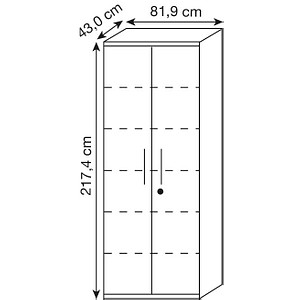 4050211413737 - röhr Aktenschrank Techno 019-480-9310-93-B1 hellgrau 5 Fachböden 819 x 430 x 2174 cm 4050211413737 - röhr Aktenschrank Techno 019-480-9310-93-B1 hellgrau 5 Fachböden 819 x 430 x 2174 cm