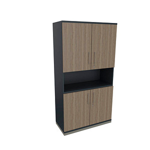 4260649684467 - Regalschrank Oldenburg 4260649684467 lavagrau eiche natur 4 Fachböden 1000 cm 442 cm 4260649684467 - Regalschrank Oldenburg 4260649684467 lavagrau eiche natur 4 Fachböden 1000 cm 442 cm
