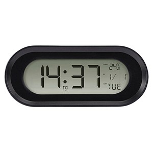 4047443520050 - digitaler Wecker Samos schwarz Kunststoff 150 x 63 cm 4047443520050 Hama