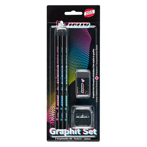 9014400336653 - Schreibgeräteset Next Graphit 1006-0008 schwarz 38mm HB 9014400336653 Jolly