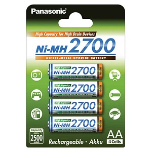 Akkus Mignon AA 2.500 mAh