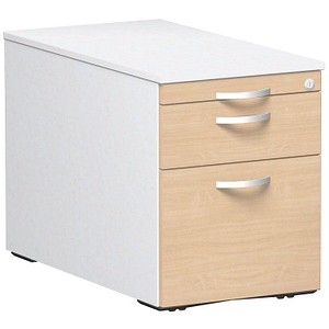 4038933486079 - Flex Rollcontainer weiß buche 3 Auszüge 438 x 800 x 565 cm 4038933486079 - Flex Rollcontainer weiß buche 3 Auszüge 438 x 800 x 565 cm