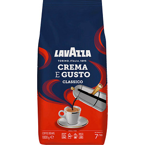 LAVAZZA Crema e Gusto Classico Kaffeebohnen Arabica- und Robustabohnen 1,0 kg