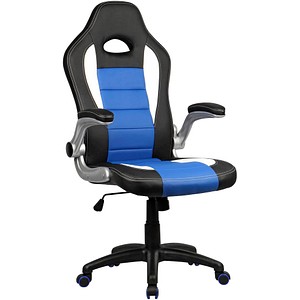Nicalo Gaming Stuhl blau Kunstleder