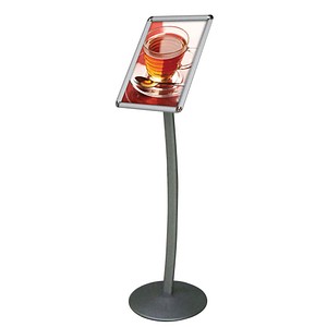 8698473456190 - Infoständer silber DIN A3 8698473456190 update displays
