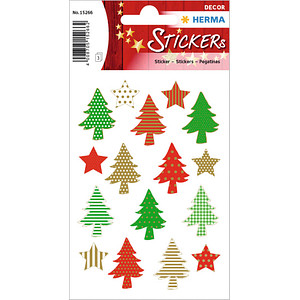 48 HERMA Aufkleber Weihnachtsbaum