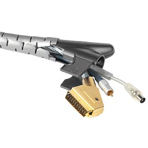 Kabelschlauch silber