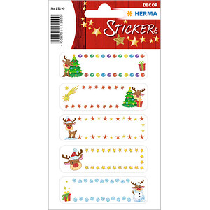 10 HERMA Aufkleber Rudolph