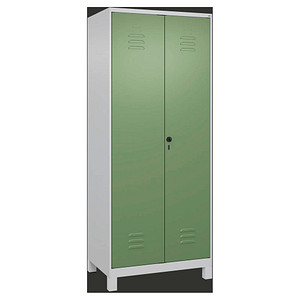 4066681617919 - Putzmittelschrank Classic Plus 080110-02-S10006 lichtgrau resedagrün 800 x 500 x 1950 cm aufgebaut 4066681617919 C+P-Möbel 4066681617919 - Putzmittelschrank Classic Plus 080110-02-S10006 lichtgrau resedagrün 800 x 500 x 1950 cm aufgebaut 4066681617919 C+P-Möbel