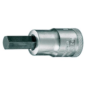 4010886615393 - GEDORE Steckschlüsseleinsatz IN 19 1 2 ″ Innen-6-kant Schlüsselweite 14 mm Länge 60 mm
