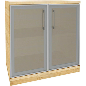 4260429768042 - fm Aktenschrank Oldenburg 4260429768042 königsahorn Acrylglas satiniert 1 Fachboden 800 x 442 x 781 cm