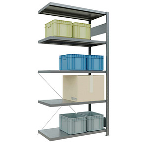 4004514202970 - Gebrüder Schulte - Fachbodenregal Komplettregale MULTIplus250 2000x1000x500mm (Anbauregal) Traglast 250kg