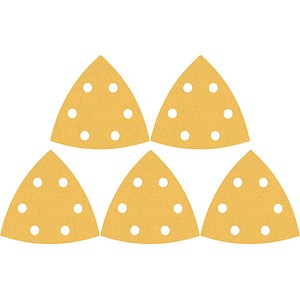 4059952541648 - Accessories expert C470 2608900826 Deltaschleifpapier gelocht Körnung 100 (l x b) 93 mm x 93 - Bosch