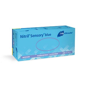 4250016408697 - unisex Einmalhandschuhe Nitril Sensory blau Größe M 4250016408697 200 Stück 4250016408697 - unisex Einmalhandschuhe Nitril Sensory blau Größe M 4250016408697 200 Stück