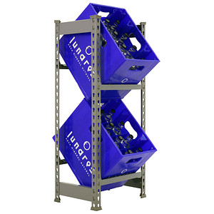 8435104962343 - Simonrack Getränkekistenregal KIT SIMONBOTTLE 2 GRIS 330100024104032 grau 400 x 300 x 1000 cm