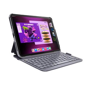 4260734841188 - Slim Pro Keyboard Tablet-Tastatur grau geeignet für Apple iPad Air 13 (M2) Apple iPad Air 13 (M3) Apple iPad Pro 129 3 Gen (2018) Apple iPad Pro 129 4 Gen (2020) Apple iPad Pro 129 5 Gen (2021)
