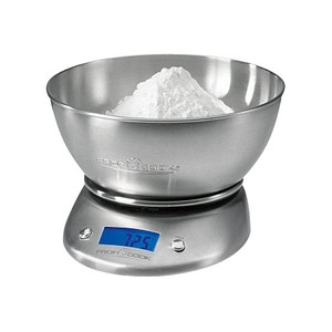 ProfiCook Küchenwaage PC-KW 1040 silber für max. 5,0 kg