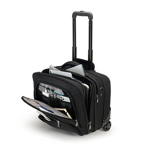 DICOTA Laptop-Trolley Eco Multi PRO Kunstfaser schwarz 44,5 x 41,5 x 25,0 cm