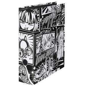 4014481245856 - Motivordner Manga Black and White 21002200F A4 80mm 4014481245856 Falken