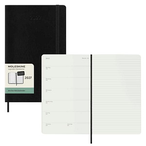 MOLESKINE Taschenkalender Pocket 2027 schwarz, 1 St. - Büroshop24