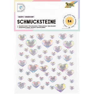 4001868144048 - Schmucksteine transparent HEARTS IRIDESCENT 54 St 4001868144048 - Schmucksteine transparent HEARTS IRIDESCENT 54 St