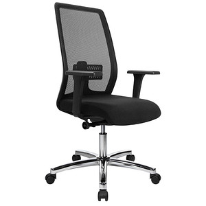 4014296950785 - Bürostuhl EURO STAR 200 Deluxe schwarz   chrom mit Armlehnen bis 110kg 4014296950785 Topstar