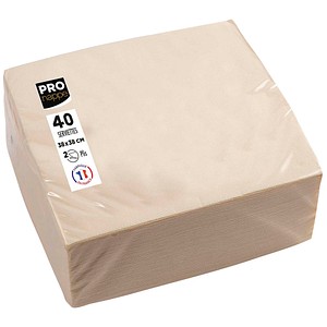 3281516238027 - Servietten creme 2-lagig 190 x 190 cm 3281516238027 40 Stück