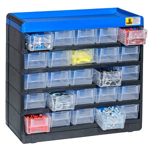 4005187646207 - 464620 Kleinteilmagazin VarioPlus Pro 29 50 (b x h x t) 300 x 285 x 135 mm Schwarz Blau 1 s - Allit
