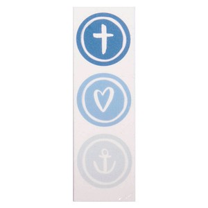 4006166308413 - Wachsmotive blau Töne Glaube Liebe Hoffnung Ø 25 cm 4006166308413 - Wachsmotive blau Töne Glaube Liebe Hoffnung Ø 25 cm