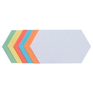 Franken Moderationskarten UMZH173099, 29,7x16,5cm, Rhombus, 130g, farbig sortiert  4016946181402 Franken 250 Stück