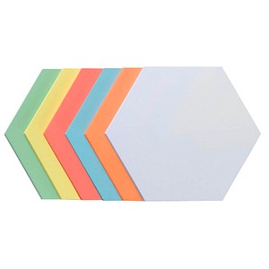 Franken Moderationskarten UMZH171999, 19x16,5cm, Wabe, 130g, farbig sortiert  4016946181396 Franken 250 Stück