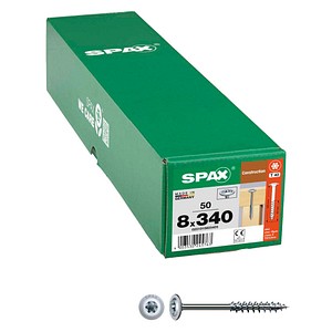 4003530245763 - Holzbauschrauben T40 Tellerkopf WIROX 0251010803405 8 mm x 340 mm 4003530245763 50 Stück
