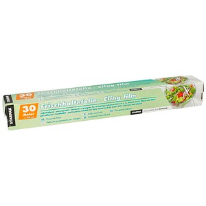 Papstar Frischhaltefolie LDPE 11my transparent 29cm x 30m 4002911141106 Papstar 30 Meter