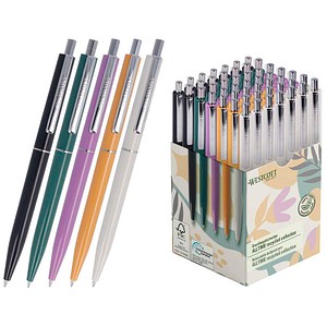 4027521538214 - Kugelschreiber farbsortiert Schreibfarbe blau 50 St