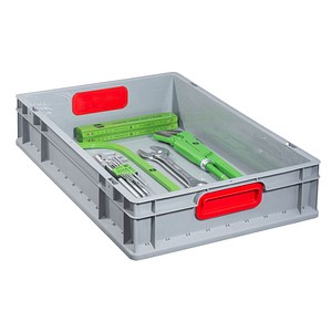 4005187567403 - Aufbewahrungsbox ProfiPlus 456740 237 Liter für A3 außen 600x400x120mm Kunststoff grau rot 4005187567403 Allit 4005187567403 - Aufbewahrungsbox ProfiPlus 456740 237 Liter für A3 außen 600x400x120mm Kunststoff grau rot 4005187567403 Allit