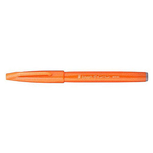 4902506287106 - Faserschreiber Sign Pen Brush - Pinselspitze orange 4902506287106 Pentel
