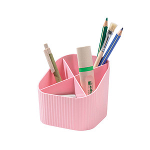 4012473120549 - Stiftehalter X-LOOP pastellrosa Kunststoff 4 Fächer 111 x 111 x 105 cm 4012473120549 HAN