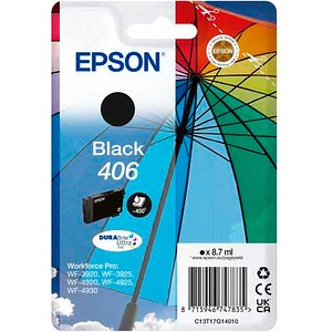 Epson 406 Umbrella Durabrite Ultra Druckpatrone 8,7Ml Größe 25 Schwarz - Bild 4