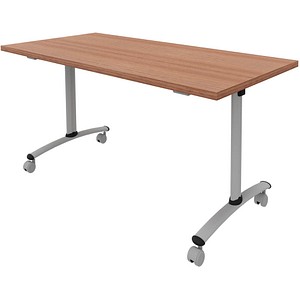 Flip-up Mehrzwecktisch nussbaum rechteckig