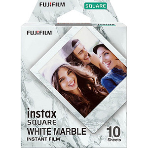 FUJIFILM instax SQUARE Sofortbildkamera-Film White Marble, 10 St.