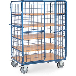 fetra Etagenwagen 8583-3DE blau 83,0 x 136,9 x 180,0 cm