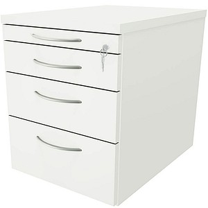Sidney Rollcontainer weiß 4 Auszüge