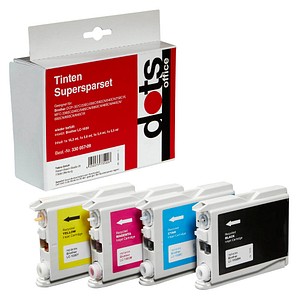 4250073735026 - Druckerpatrone 10354005-DOTS kompatibel zu brother LC-1000VAL Multipack schwarz cyan magenta gelb 4250073735026 4 Stück 4250073735026 - Druckerpatrone 10354005-DOTS kompatibel zu brother LC-1000VAL Multipack schwarz cyan magenta gelb 4250073735026 4 Stück