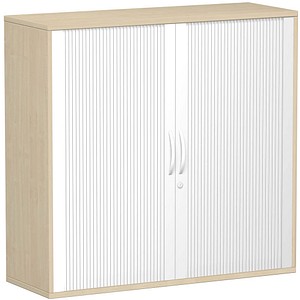 4038933486796 - Flex Rollladenschrank ahorn silber 2 Fachböden 1200 x 425 x 1182 cm