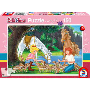 4001504560508 - Bibi & Tina Am Steinbruch Puzzle 150 Teile 4001504560508 Schmidt