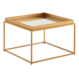 4251757707506 - WOHNLING Couchtisch Glas Spiegel 60x60x41cm Sofatisch Wohnzimmertisch Gold Tisch 4251757707506 - WOHNLING Couchtisch Glas Spiegel 60x60x41cm Sofatisch Wohnzimmertisch Gold Tisch