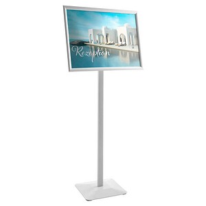 4068243998467 - Infoständer FLEX silber DIN A2 420 x 594 x 1100 cm 1 St