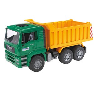 4001702027650 - bruder Baufahrzeug Modell MAN LKW mit Kippmulde Fertigmodell Baufahrzeug Modell
